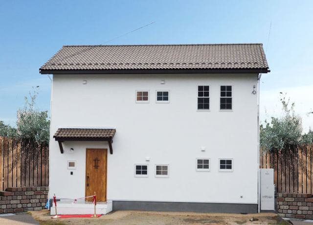 世羅郡　注文住宅　フレンチカントリーな家