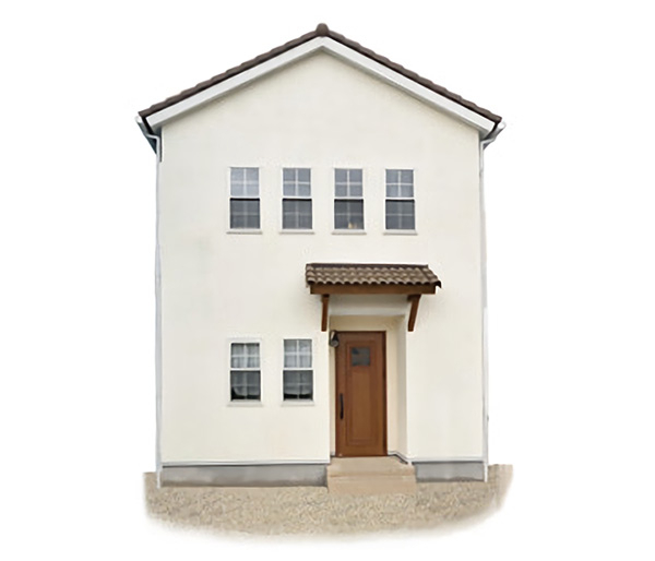 福山市　注文住宅　シンプルな北欧風の家