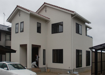 世羅郡　注文住宅　街に馴染むモダンな家