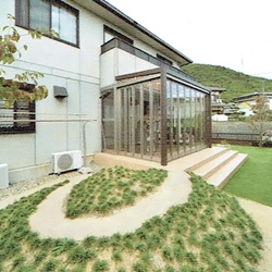 愛犬家住宅　リビング・ダイニング